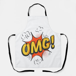 OMG Logo Schürze