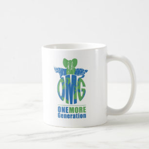 OMG Logofarbe, retten das MountainGorilla Tasse