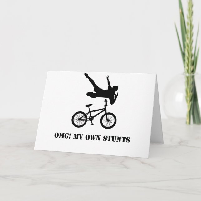 OMG! Meine eigenen Bremsungen Karte (Vorderseite)