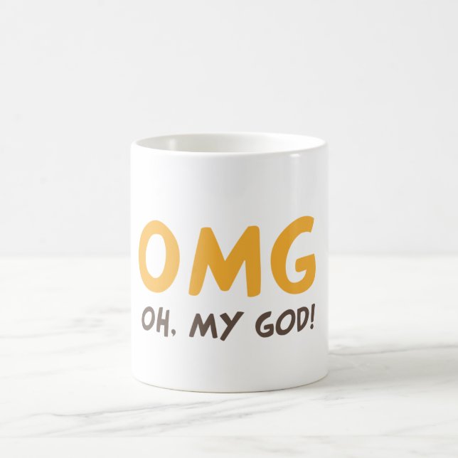 OMG - Oh mein Gott! Kaffeetasse (Mittel)
