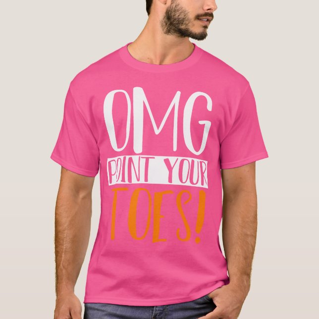 Omg Point Your Zen Tance Instructor Funny Dance T T-Shirt (Vorderseite)