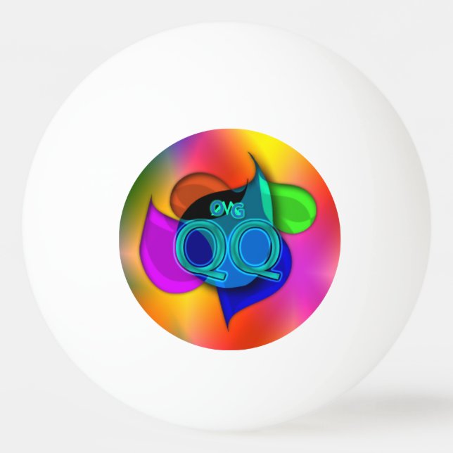 OMG! qq Tischtennisball (Vorderseite)