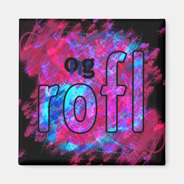 OMG! rofl Magnet (Vorne)