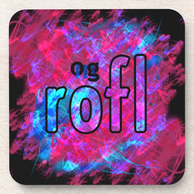 OMG! rofl Untersetzer (Vorderseite)