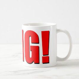OMG! rot Tasse