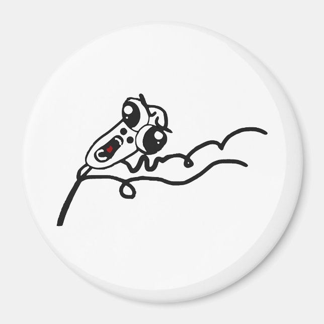 OMG RUN Rage Face Comic Meme Magnet (Vorne)