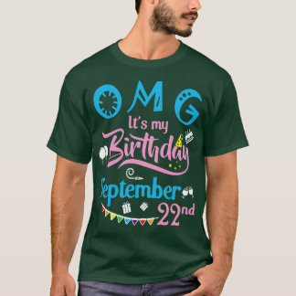 OMG sein Geburtstag am 22. September 2010 Happy Bi T-Shirt