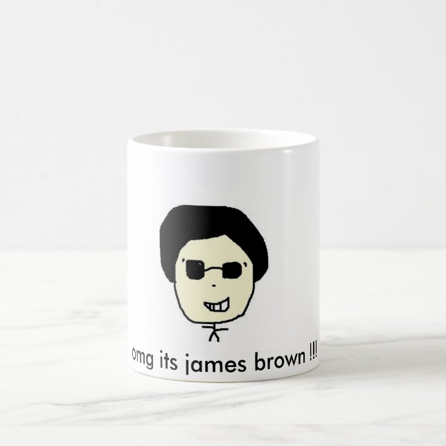 omg sein James-Braun!!! Tasse (Mittel)