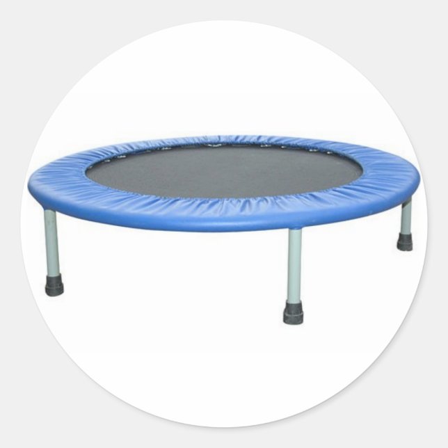 OMG TRAMPOLINE RUNDER AUFKLEBER (Vorderseite)