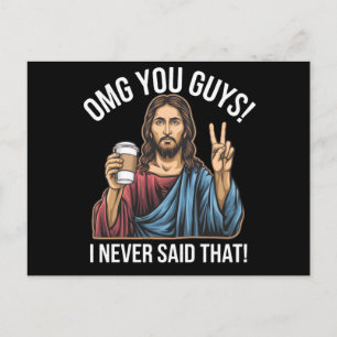 OMG Typ, die ich nie gesagt, Postkarte