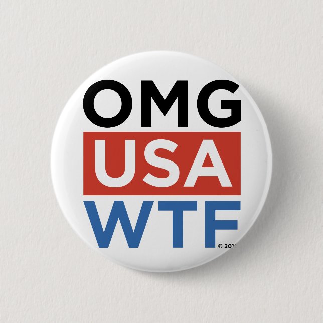 OMG USA WTF BUTTON (Vorderseite)