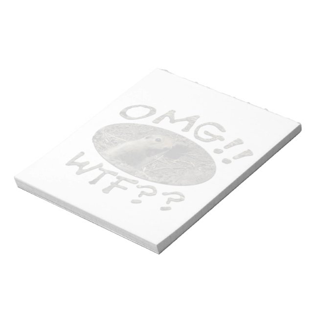 OMG WTF Gopher Notizblock (Rotiert)