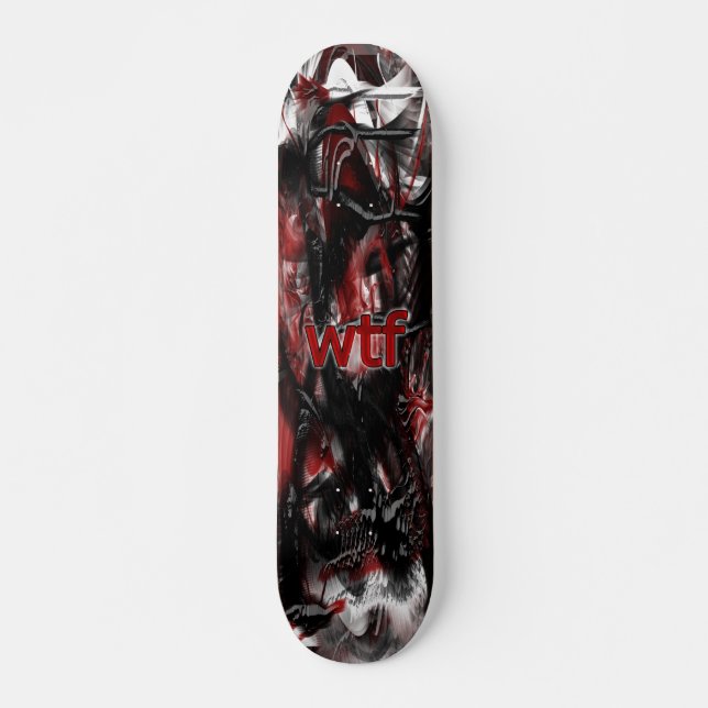 OMG! wtttf Skateboard Deck (Vorne)