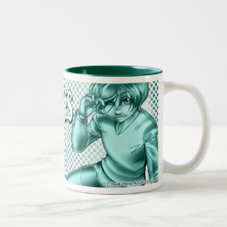 Omi, einfarbige Logo-Tasse Zweifarbige Tasse