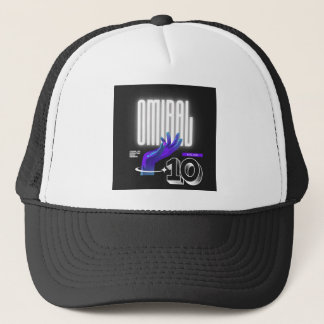 OMIRAL Neon Futuristic Graphic Cap Truckerkappe