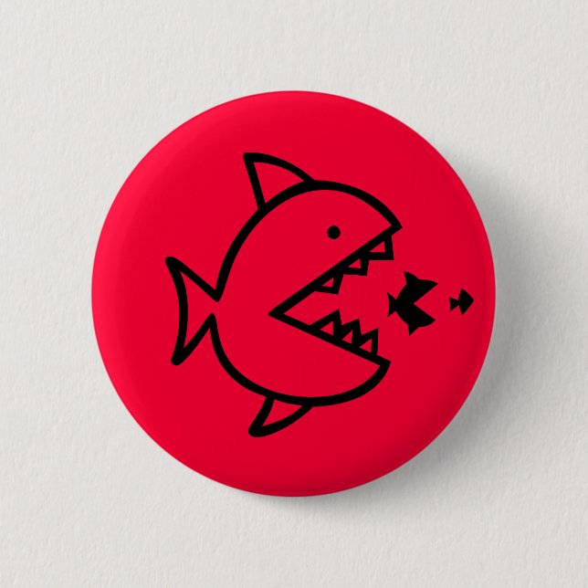 Omm Name Button: bloodyfish Button (Vorderseite)