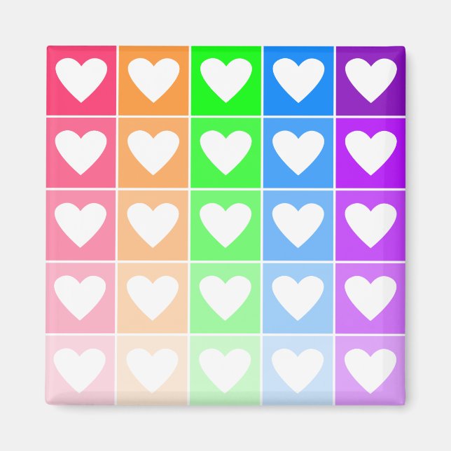 Ommbre Hearts Magnet (Vorne)