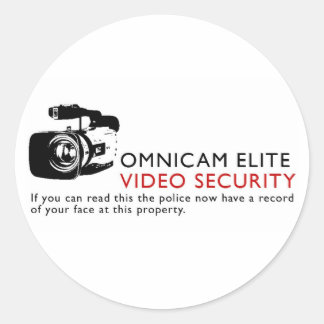 Omni-Cam Elite Runder Aufkleber
