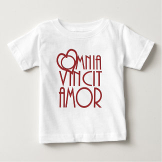 Omnia Vincit Amor Liebe erobert alle Baby T-shirt