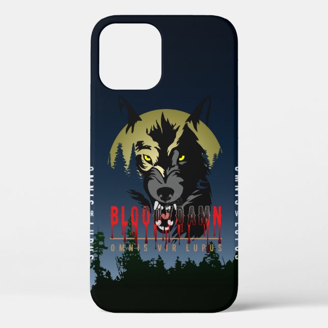 Omnis vir Lupus ( Jeder ist Wolf ) | Case-Mate iPhone Hülle (Rückseite)