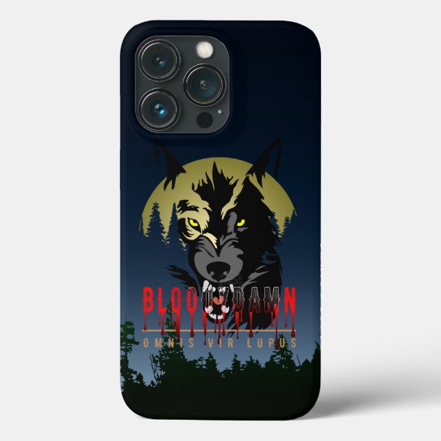 Omnis vir Lupus ( Jeder ist Wolf ) | Case-Mate iPhone Hülle (Rückseite)