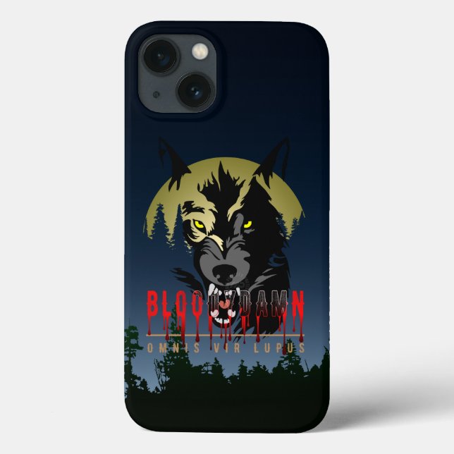 Omnis vir Lupus ( Jeder ist Wolf ) | Case-Mate iPhone Hülle (Rückseite)