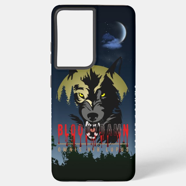 Omnis vir Lupus ( Jeder ist Wolf ) | Samsung Galaxy Hülle (Rückseite)