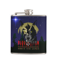 Omnis vir Lupus | Vinyl Wrapped Flask