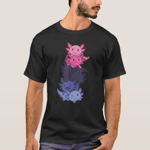 Omnisexual GeschlechtsFluid Pride Lgbtq Axolotl T-Shirt