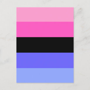 Omnisexual Pride Flag Postkarte