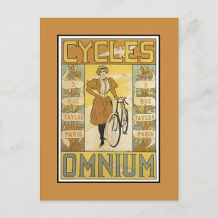 Omnium-Rennen Postkarte