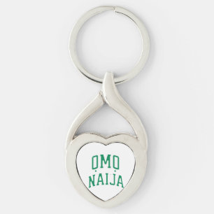 Omo-Naija — Nigerianisches Erbe Schlüsselanhänger