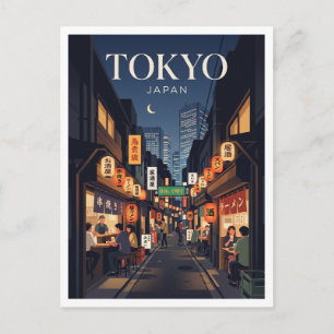 Omoide Yokocho Tokio Japan Postkarte