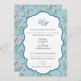 Omphalodes Blue Probe Dinner Einladung