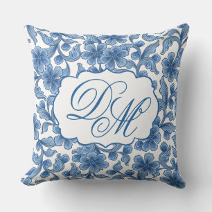 Omphalodes Blue & Skydiver Blue Wedding Keepsake Kissen