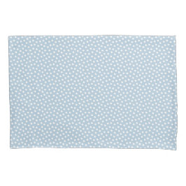 Omphalodes Blue Watercolor Dots Pillow Case Kissenbezug