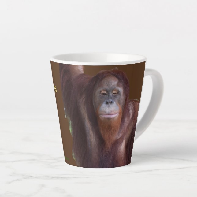 Omry Orangutan - Filmstar Milchtasse (Rechte Ecke)