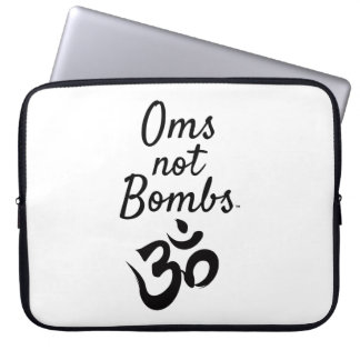 Oms Not Bombs™ Om Logo Laptopschutzhülle