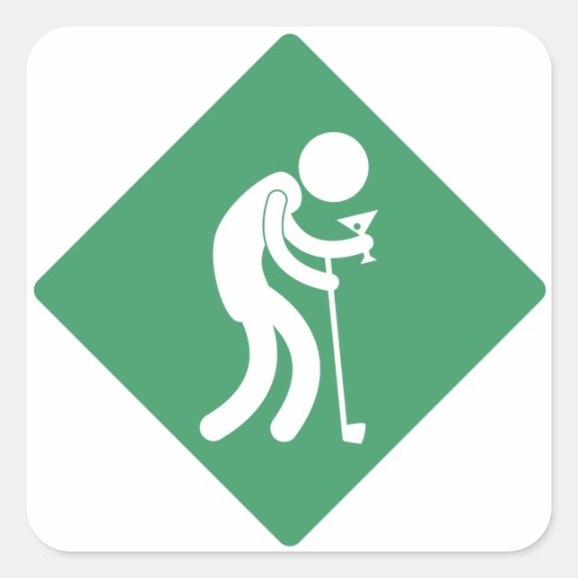 OMSC-Aufkleber Quadratischer Aufkleber (Vorderseite)