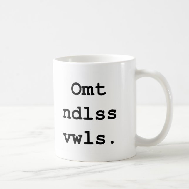 Omt Ndlss Vwls Tasse (Rechts)