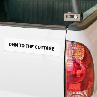 OMW zur Hütte Erhitzte Rivalität Autoaufkleber