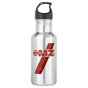 OMZ MZ World Vintag Motorrad Edelstahlflasche
