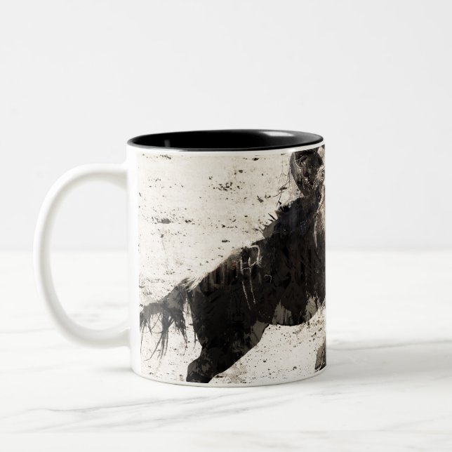 On - Bronco Busting Champ Zweifarbige Tasse (Links)