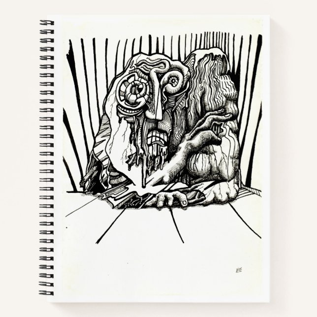 On Edge, by Brian Benson Notizbuch (Vorderseite)