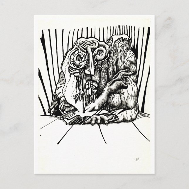 On Edge, von Brian Benson Postkarte (Vorderseite)