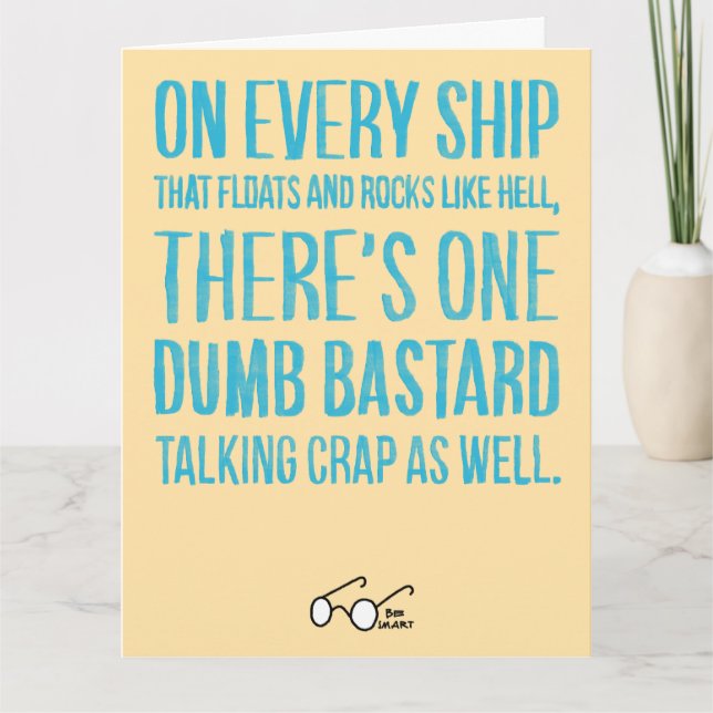 On Every Ship Karte (Vorderseite)