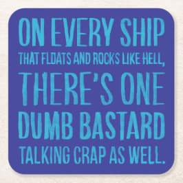 On Every Ship Rechteckiger Pappuntersetzer