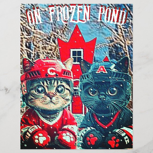 on frozen pond flyer front (Vorne)