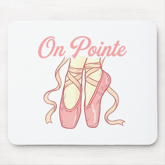 On Inte Ballet Funny Ballerina Pun Dance  Mousepad (Vorne)