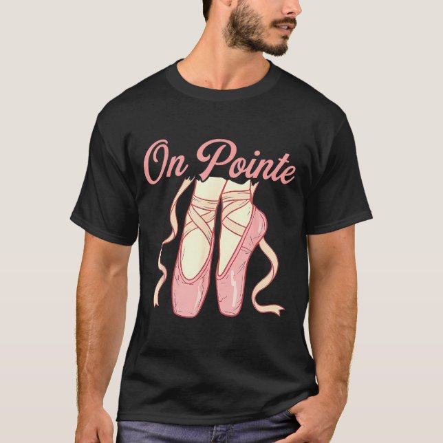 On Inte Ballet Funny Ballerina Pun Dance  T-Shirt (Vorderseite)